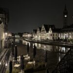 Ghent bei Nacht.