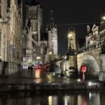 Ghent bei Nacht.